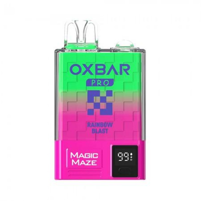 Pod Descartável Oxbar Maze Pro 10.000 Puffs - Rainbow Blast Pod Descartável Oxbar Maze Pro 10.000 Puffs - Rainbow Blast