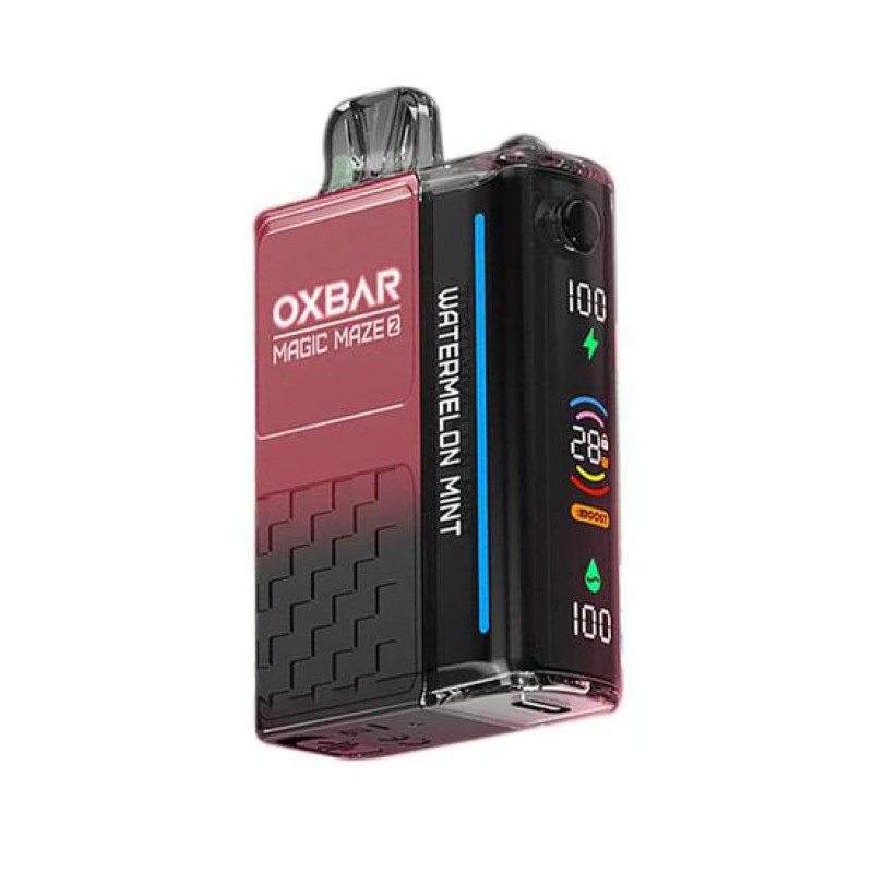 Pod Descartável Oxbar Magic Maze 2 - 30000 Puffs - Watermelon Mint Pod Descartável Oxbar Magic Maze 2 - 30000 Puffs - Watermelon Mint