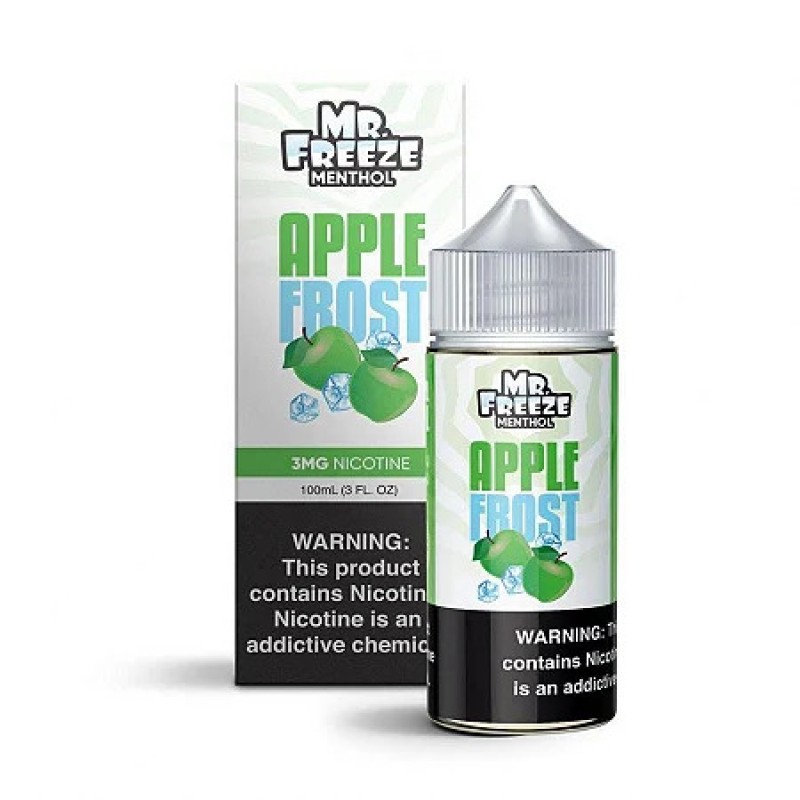 Líquido Mr. Freeze Menthol - 100ML/3MG - Apple Frost Líquido Mr. Freeze Menthol - 100ML/3MG - Apple Frost
